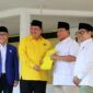Ketua Umum Partai Gerindra Prabowo Subianto bersama Ketuam Umum Partai Golkar Airlangga Hartarto, Ketua Umum Zulkifli Hasan dan Ketua Umum PKB Muhaimin Iskandar. (Dok. Tim Media Prabowo Subianto)
