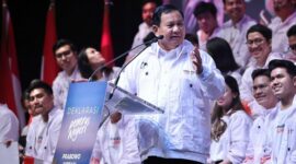 Calon Presiden Prabowo Subianto menghadiri deklarasi Penerus Negeri di Djakarta Theater XXI. (Instagram.com/@prabowo)
