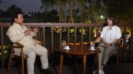 Presiden RI Prabowo Subianto dalam wawancara eksklusif bertajuk 