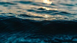 Ombak malam Laut Sulawesi tenang pascagempa Bitung 5,7M yang aman dari tsunami. (Pixabay.com/PublicCo)
